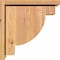 Ekena Millwork Alpine Smooth Corbel w/Backplate, Western Red Cedar, 7 1/2"W x 14"D x 14"H COR08X14X14ALP01SWR - alternate 4